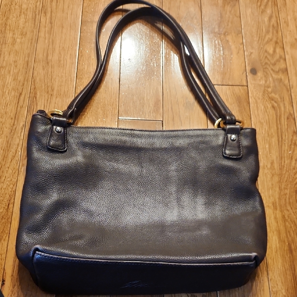Stone Mountain Soft Brown Leather Shoulder Bag P-005